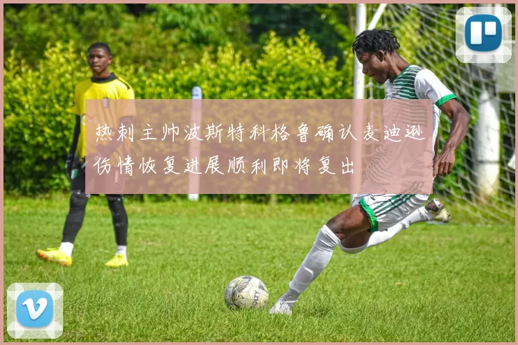 热刺主帅波斯特科格鲁确认麦迪逊伤情恢复进展顺利即将复出